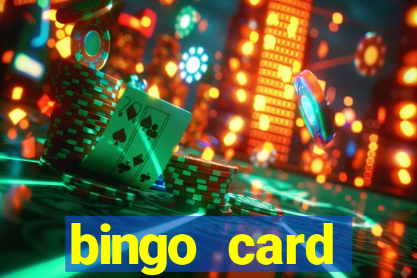 bingo card generator with pictures